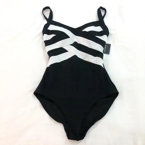 Aidonger One Piece Slimming One Piece Swimsuit - Picture 2 of 5
